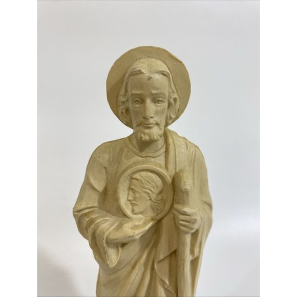 VTG St.Jude Thaddeus Statue Religious Catholic Apostles Patron Saint of Hopeless - Picture 2 of 7